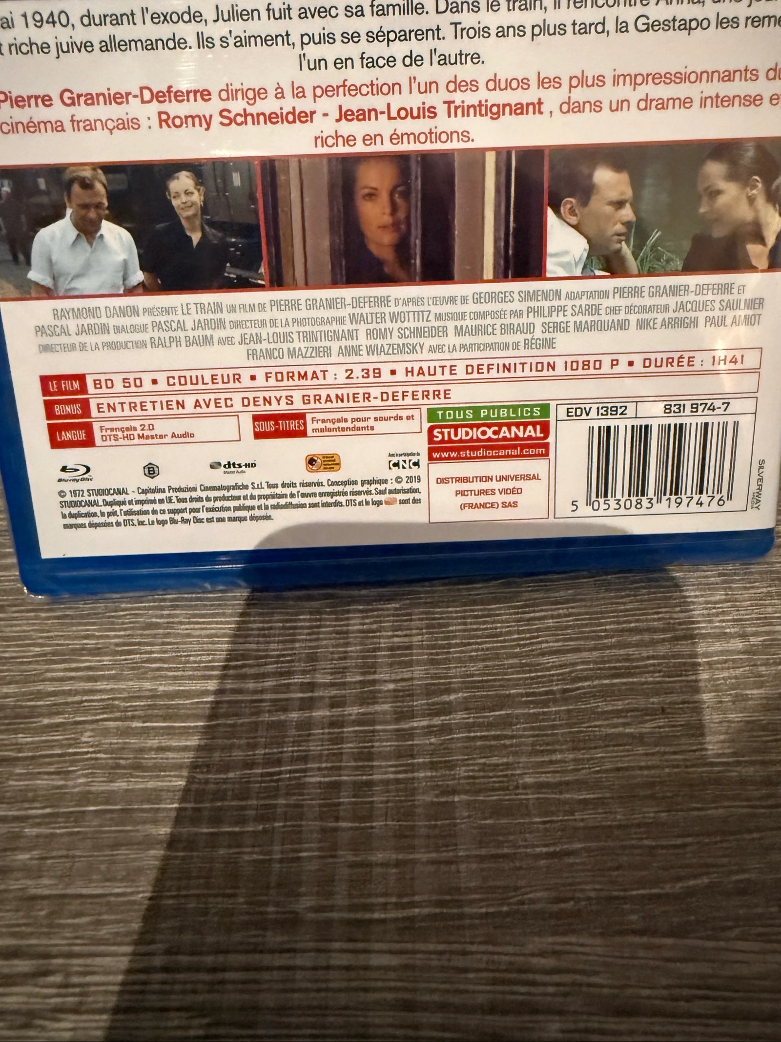 De nieuwe bluray Le train onder blister – photo 3